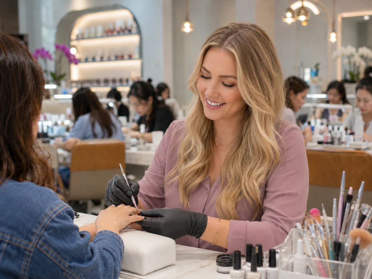 The stranger from the pier showed up at my manicure table
